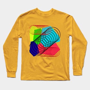 Modern rings abstract Long Sleeve T-Shirt